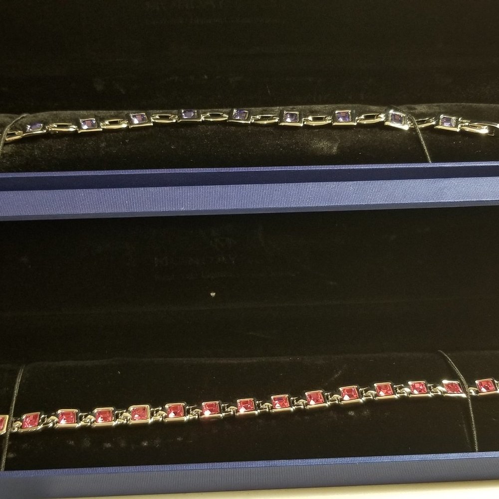 Swarovski Crystals Window Panel Bracelet Monday Noon New OLd Stock